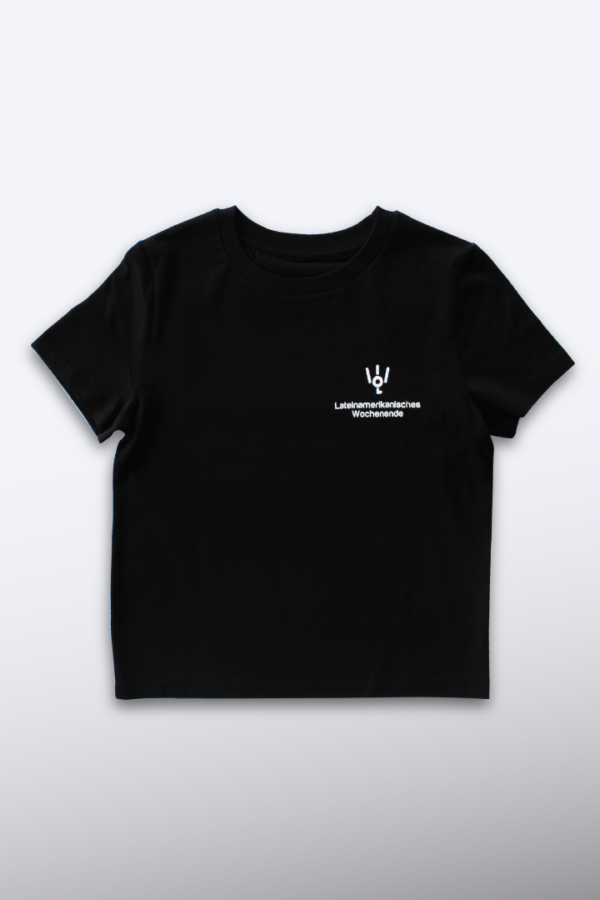 Lateinamerikanisches Wochenende_T- shirt_Schwartz_Front
